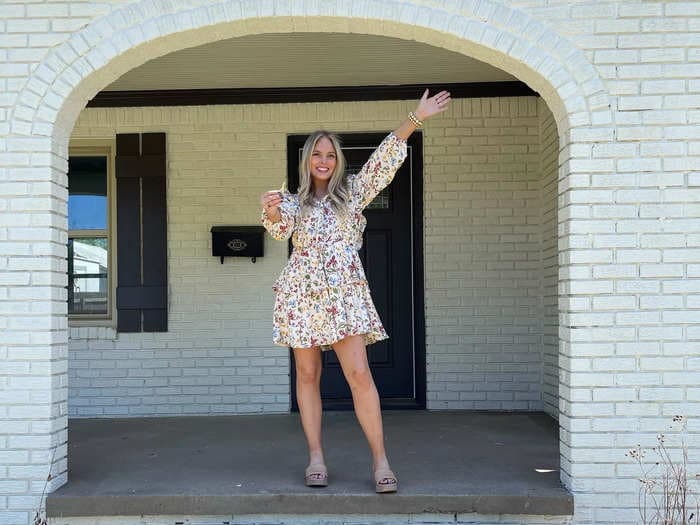 This Gen Zer bought and remodeled two homes by the time she turned 25. Her latest renovation was inspired by TikTok &mdash; see inside.