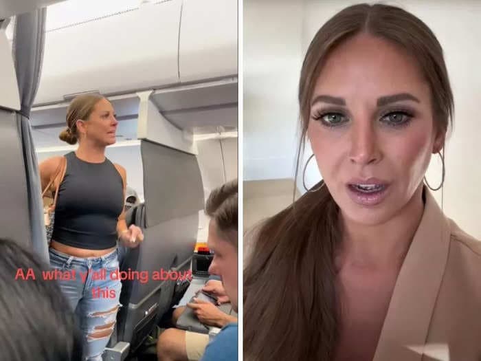 The American Airlines passenger bashed online for her viral 'not real' outburst is back with an ultra-glam Instagram post about how one horrible moment 'doesn't define' her