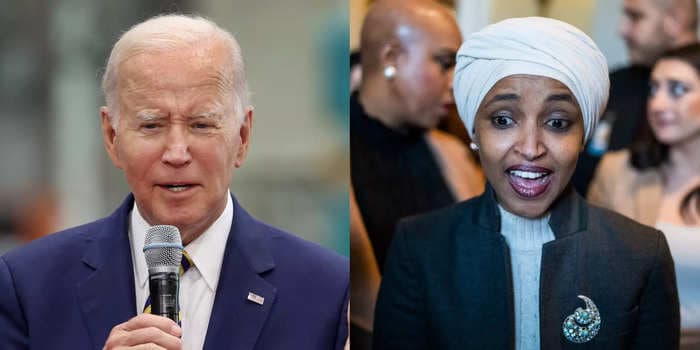 Ilhan Omar slams poll showing Biden beating her by 53 points: 'You all know I am not eligible'