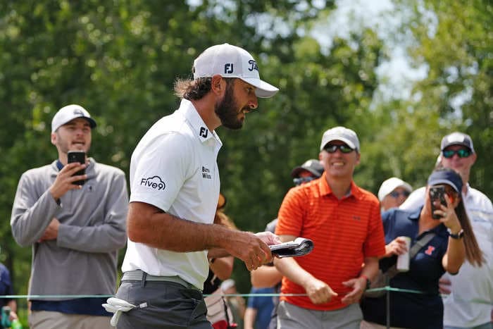 Pro golfer Max Homa got into a heated exchange with a fan over a $3 bet and a putt