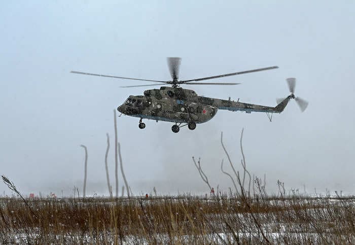 A Russian pilot landed a Mi-8 helicopter on a Ukrainian airbase in a daring defection, Ukrainian official says