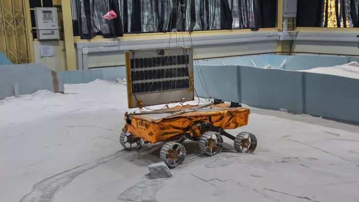 India's adorable, dog-sized moon rover did its first science on the moon by shooting powerful laser beams at the surface