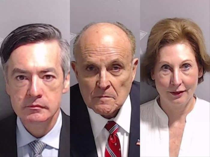 See the mugshots for Trump's co-defendants in the Georgia RICO case who have turned themselves in so far