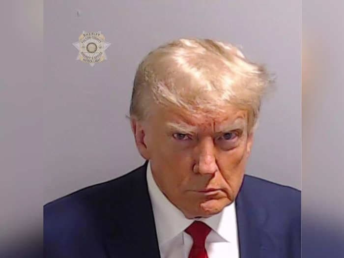 Donald Trump looks 'ready for battle' in his mugshot but 'a little bit of fear' is leaking through, a body language expert says
