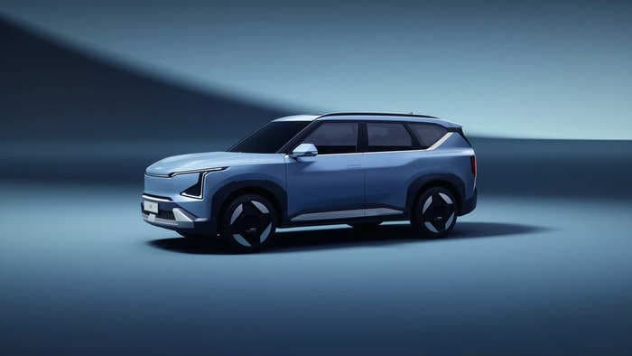 Kia revealed yet another awesome-looking electric SUV — and it's headed to China first