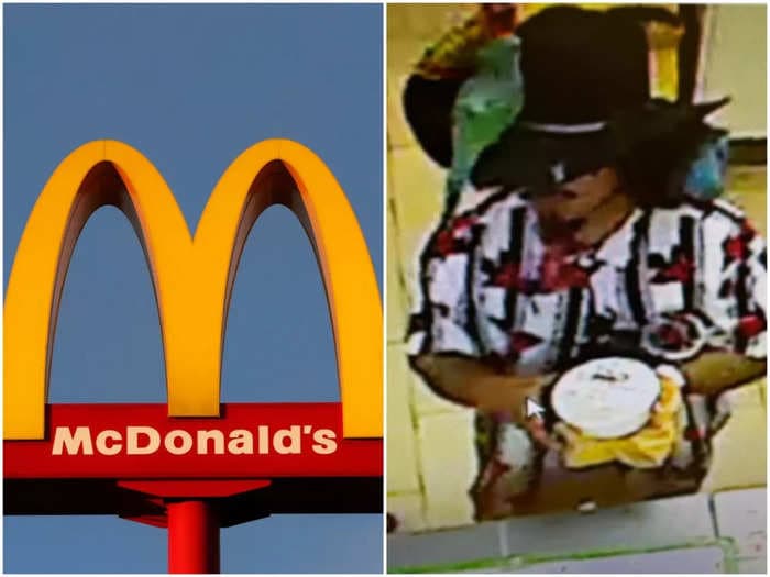 Police in Virginia are searching for a 'bird bandit' who robbed a  McDonald's customer while carrying 3 parrots