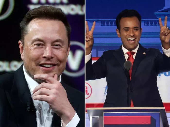 Elon Musk says Vivek Ramaswamy should be the GOP's VP pick for the 2024 election