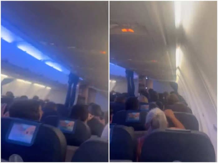 A passenger describes the moment severe turbulence rocked a flight to Mallorca, causing people to scream and grip their seats