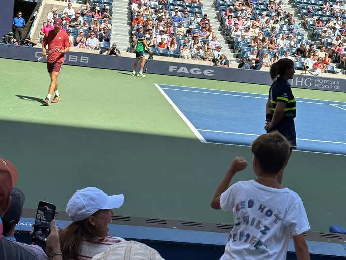 American Tommy Paul has a secret weapon at the US Open: an 11-year-old personal hype man sitting courtside 