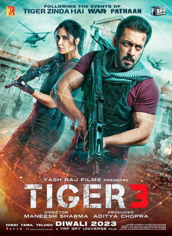 Salman Khan unveils first poster of 'Tiger 3', confirms Diwali release