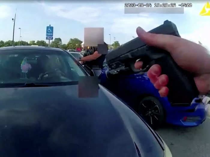Shocking video shows US police officer shooting and killing a pregnant Black woman in her car