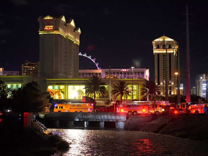 Viral video of rushing water on the Vegas Strip actually means flood prevention is working, experts say