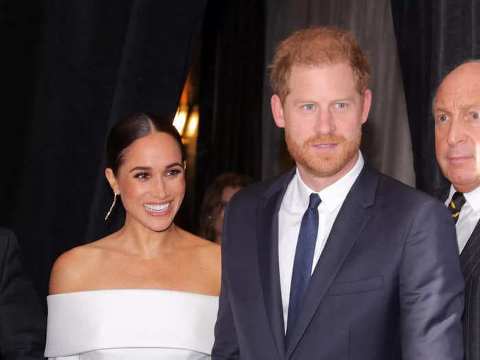 Prince Harry and Meghan Markle wore matching silver outfits to Beyoncé's Renaissance tour