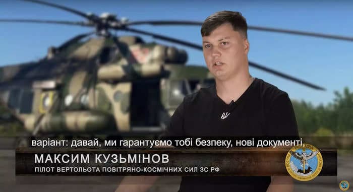 The Russian pilot who defected to Ukraine with a Mi-8 helicopter is encouraging other Russians to do the same, promising they'll be taken care of for life 