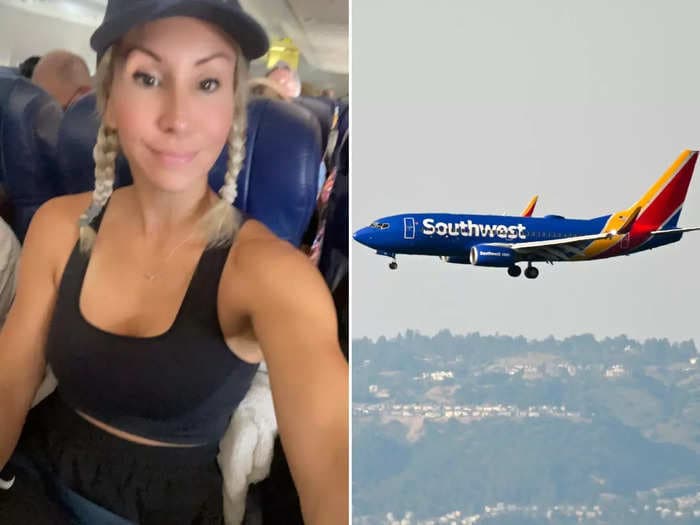 This athlete says a Southwest flight attendant called her basic athleisure outfit 'too revealing'