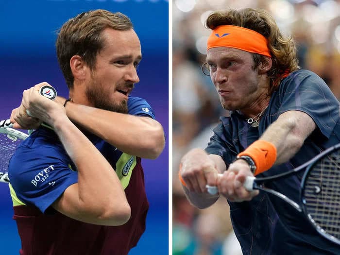 Daniil Medvedev is battling the godfather of his daughter for a spot in the US Open semifinals
