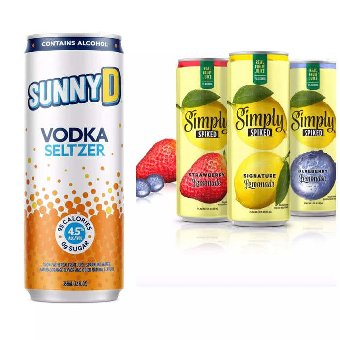 SunnyD Vodka Seltzer and other alcohol that looks like juice is everywhere. Some states are cracking down to avoid confusing shoppers.