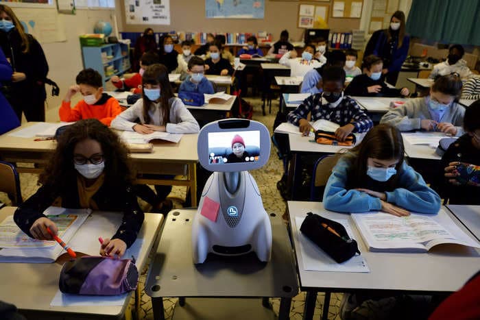 A Japanese city is installing robots in classrooms so kids who are worried about attending school can tune in remotely 