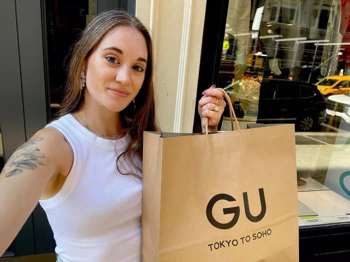 I shopped at Uniqlo's sister store GU to see why Gen Z loves the brand. I was surprised to find some pieces I liked.