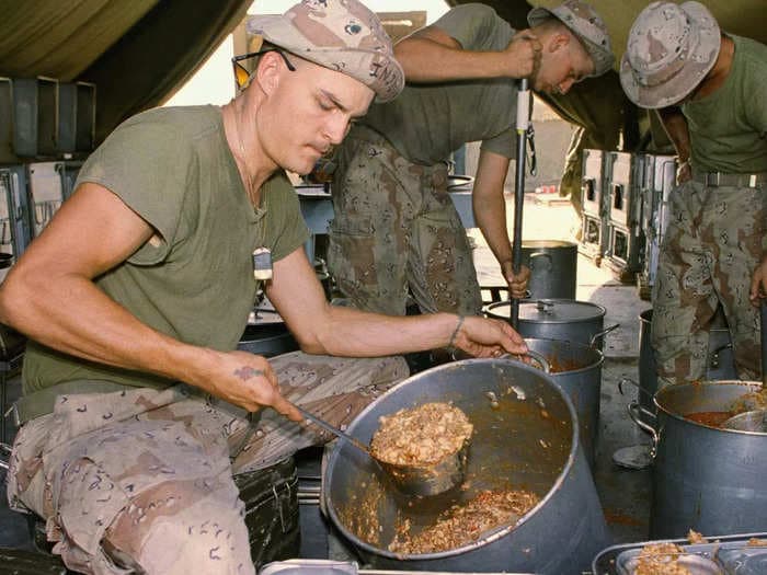 Here's what different countries feed their troops, from kimchi to dried cappuccino to pizza with a three-year shelf life