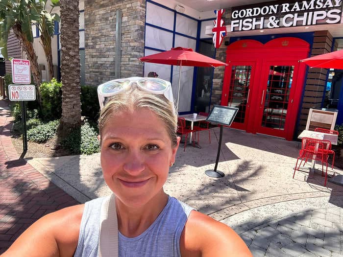 My family spent $93 on lunch at Gordon Ramsay's fish-and-chips chain in Orlando, and it was worth it for the fried lobster alone