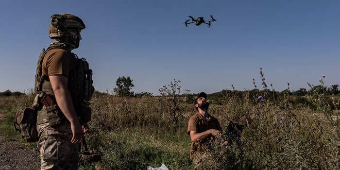 Ukrainian soldier says his drone unit hasn't fired their rifles in 6 months and that the future of warfare is all about 'shooting drones at each other'