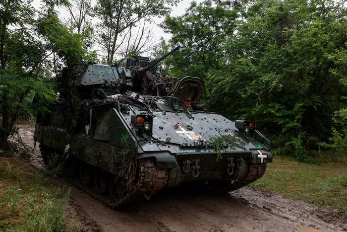 Ukrainian soldier says US-made Bradley fighting vehicles are 'priceless' in nighttime assaults, offering visibility better than in daylight