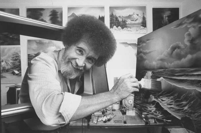 Bob Ross' work from the first episode of 'The Joy of Painting' is on sale for $9.8 million