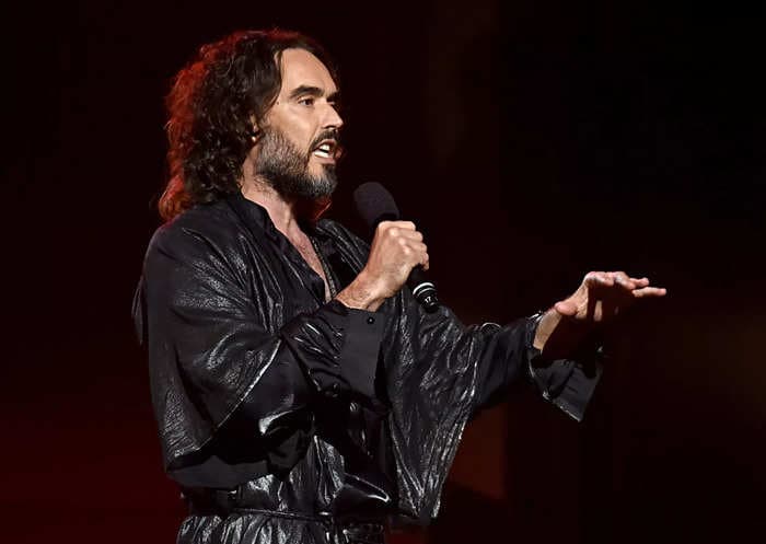 A woman says Russell Brand groomed her when she was 16 and was 'preoccupied' with her innocence