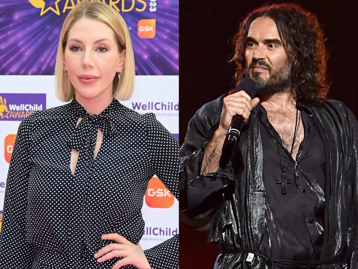 An interview clip of UK comedian Katherine Ryan calling out a 'predator' has resurfaced as Russell Brand faces sexual assault allegations