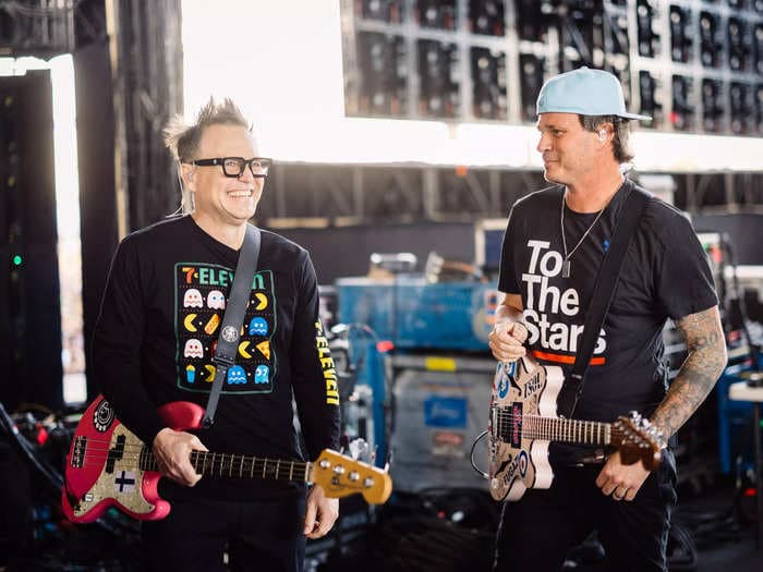 Blink-182's Tom DeLonge considered retiring before he learned of bandmate Mark Hoppus' cancer diagnosis