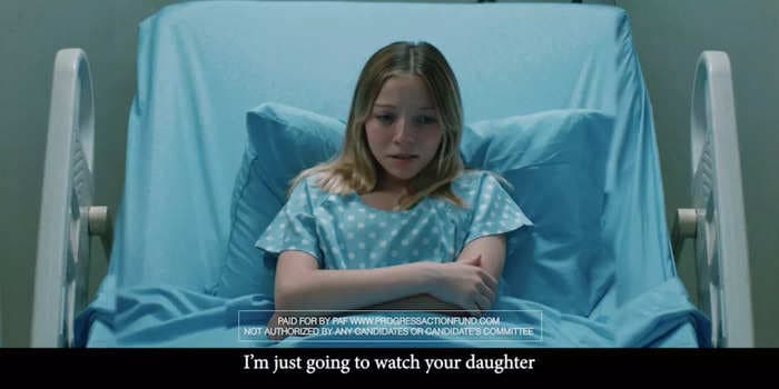 The group behind a viral abortion rights ad is back with a new spot in Ohio and Pennsylvania focused on the hypothetical rape of a 12-year-old girl