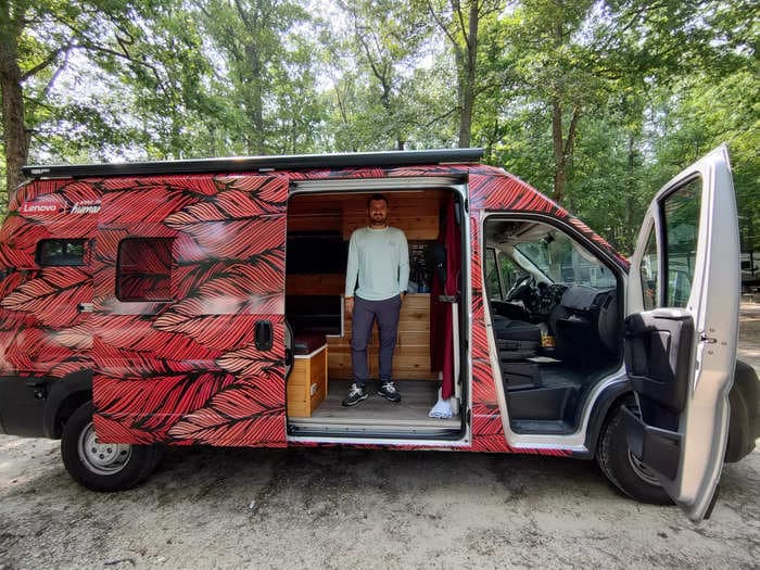 A first-time van traveler spent 7 days driving across the US bird-watching. He's now hooked on the lifestyle.