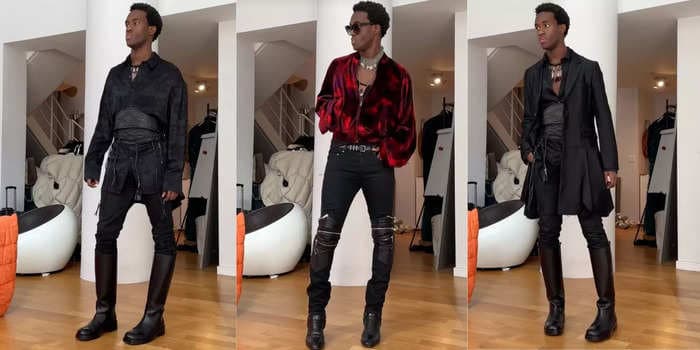 A model and fashion influencer defended skinny jeans and hit back at Gen Z for bashing the style