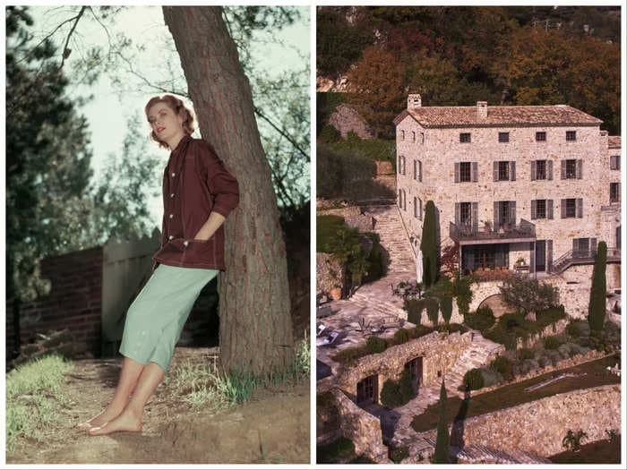 Grace Kelly stayed at this $12.5 million home in France that's up for sale, and it comes with a gift from her
