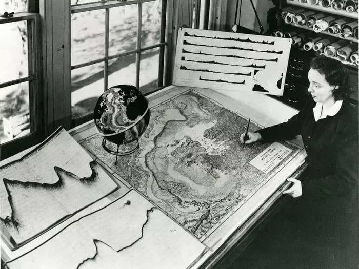 Geologist Marie Tharp mapped the ocean floor and helped solve one of science's biggest controversies