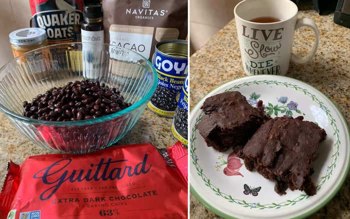 I tried a Blue Zone dessert recipe for brownies packed with protein and fiber. It had an unexpected secret ingredient.