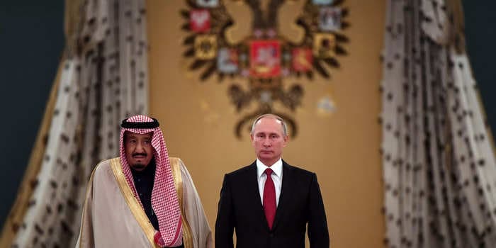 Russia and Saudi Arabia have likely made close to $3 billion this quarter as OPEC+ production cuts push oil toward $100 a barrel