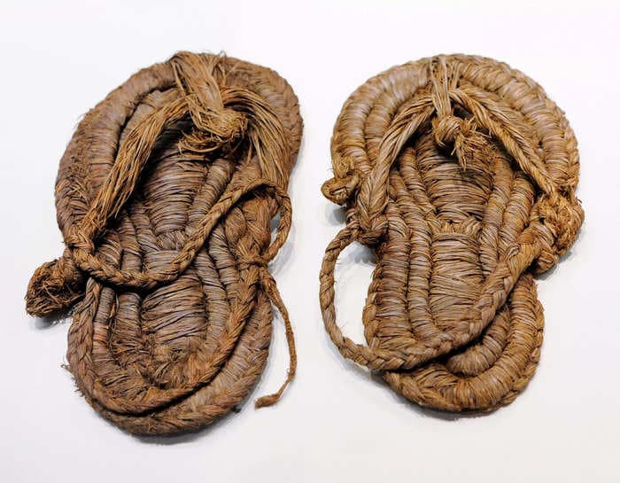 A pair of sandals from the Stone Age reveals that ancient people were not immune to unfortunate fashion choices 