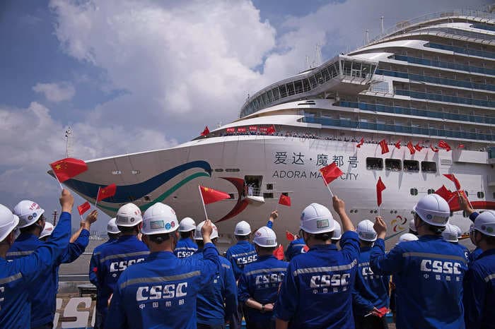 China kicks off its plan to take on the cruise industry: 'There's no turning back' 