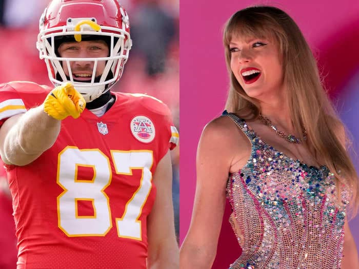 Swifties are in shock after discovering a couple dressed as Taylor Swift and Travis Kelce for Halloween ... 3 years ago