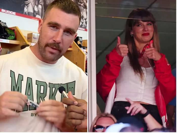 Travis Kelce and his Chiefs teammates traded Taylor Swift-inspired friendship bracelets amid the pair's rumored relationship