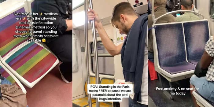 Commuters are sharing the stress of traveling through Paris after reports of a bedbug infestation