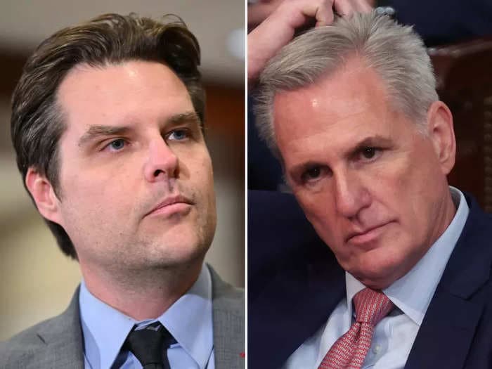 Matt Gaetz seeks to oust Kevin McCarthy as House speaker 