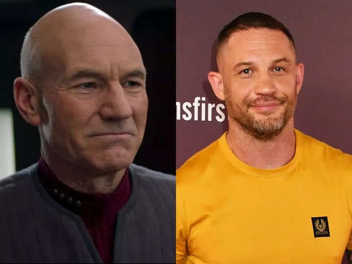 Patrick Stewart says 'odd, solitary' Tom Hardy didn't interact with the 'Star Trek: Nemesis' cast: 'There goes someone we shall never hear of again'