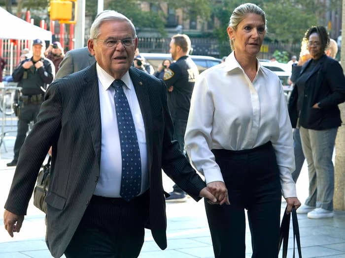 Sen. Bob Menendez's current wife killed a man while driving in New Jersey in 2018, records show. Body camera footage shows her telling police she 'didn't do anything wrong.'