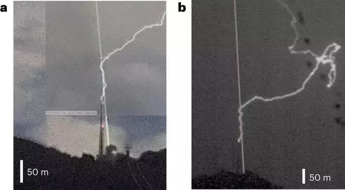 Scientists used a laser beam to bend a bolt of lightning for the first time