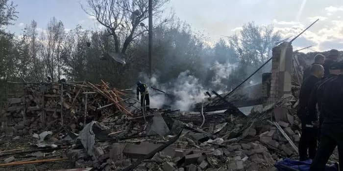 A Russian missile strike blew apart a grocery store and cafe, Ukraine says, and the attack looks to be one of the deadliest this year