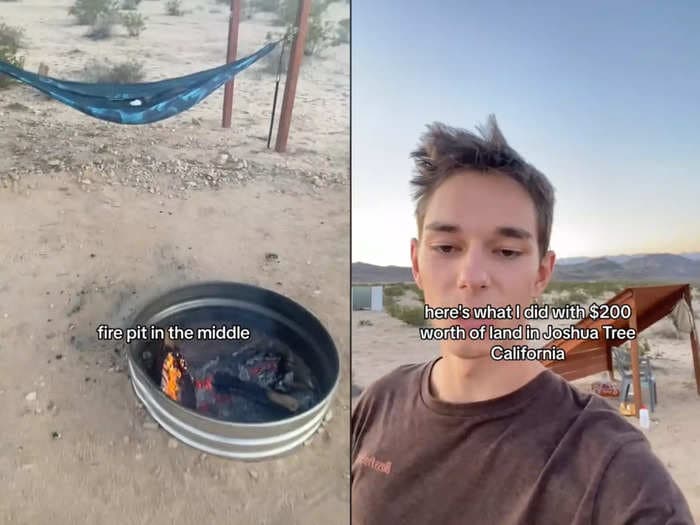 A 21-year-old bought a tiny $200 plot of land in the middle of the desert because he feels like Gen Z 'literally owns nothing'