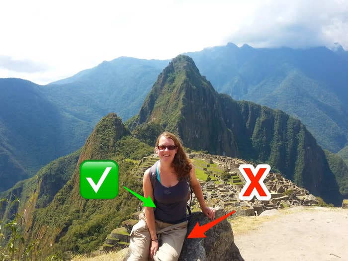 A solo backpacker who has been to 40 countries says she always avoids packing white clothing